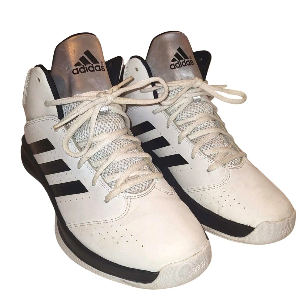 Adidas Isolation 2 Mens Basketball Shoes White Black Silver C75914 Size 9.5